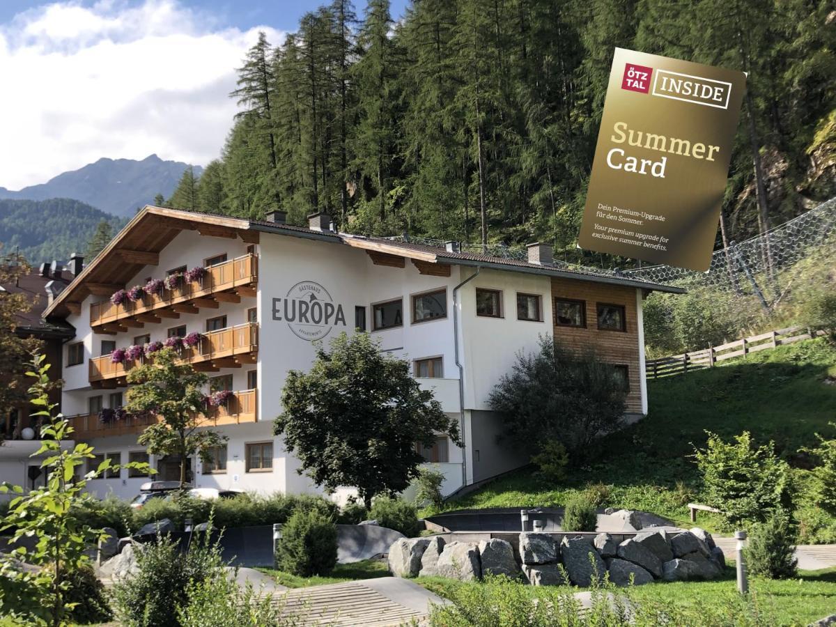 Gaestehaus Europa Solden Exterior photo